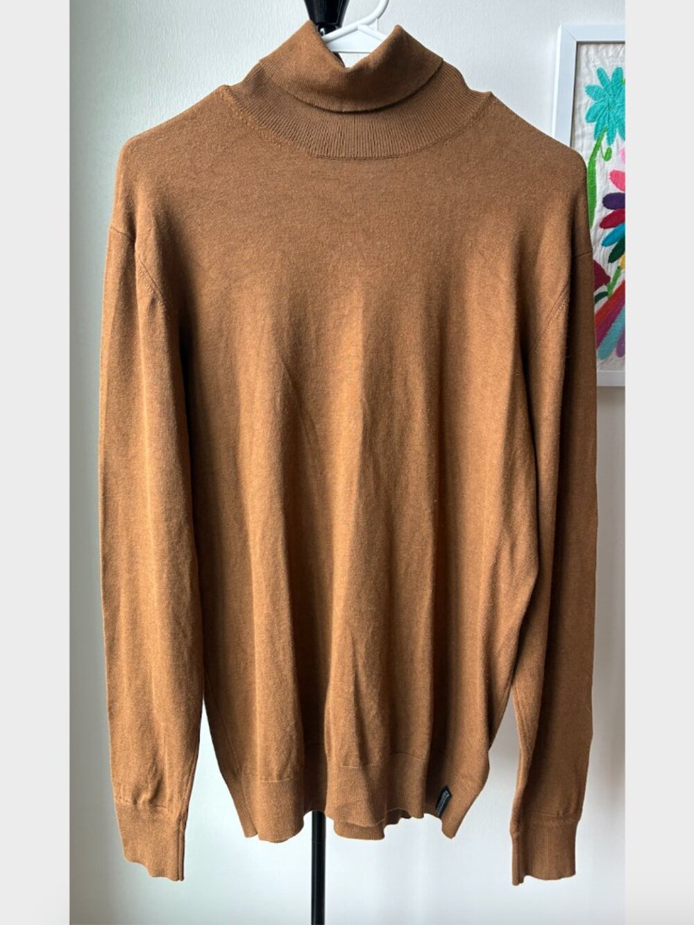 Scotch & Soda Brown Knit Turtleneck Sweater - Size M